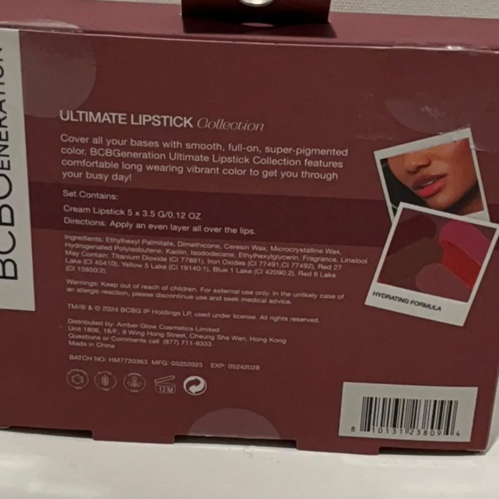 BCBGeneration Ultimate (5) Piece Lipstick Collection.